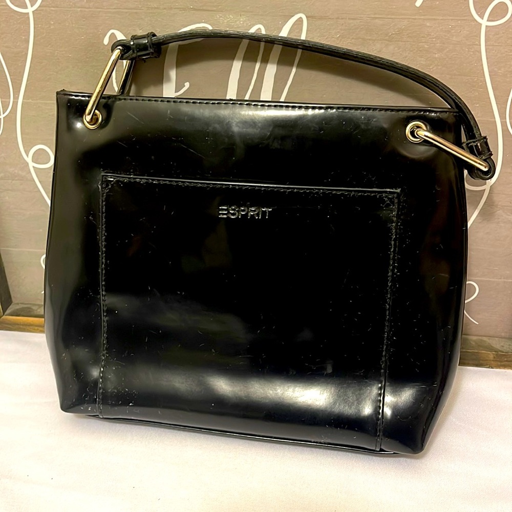 Black Leather Espirit Purse